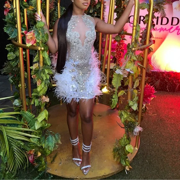 sachin and babi light blue dress Baddie Sweet 16 Outfits 21st Birthday Outfits Black Girl Sexy Homecoming  Dress Y685 – Simplepromdress